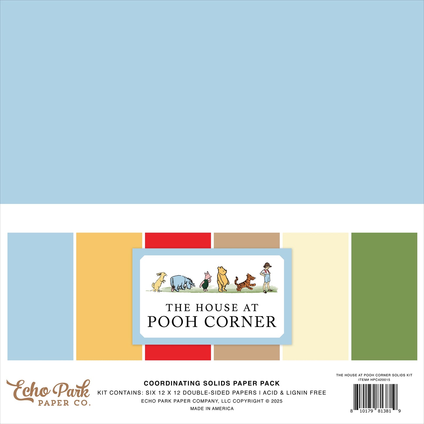 Echo Park - The House At Pooh Corner - Solids Kit