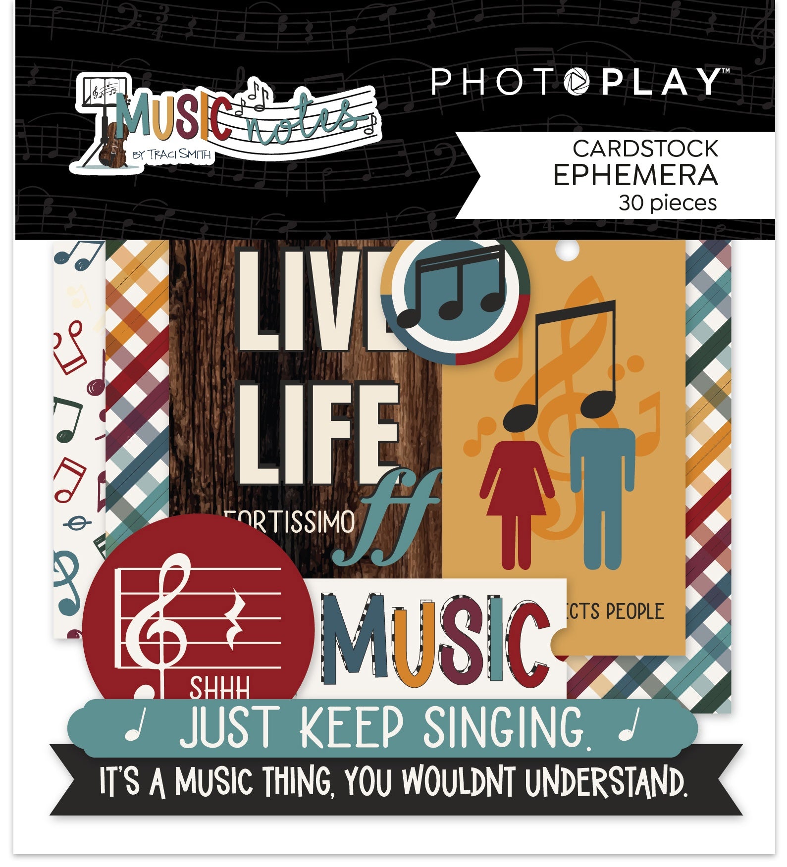 PhotoPlay - Music Notes - Ephemera Pack