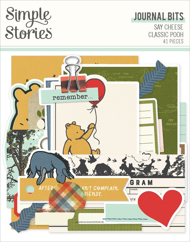 Simple Stories - Say Cheese Classic Pooh - Journal Bits & Pieces