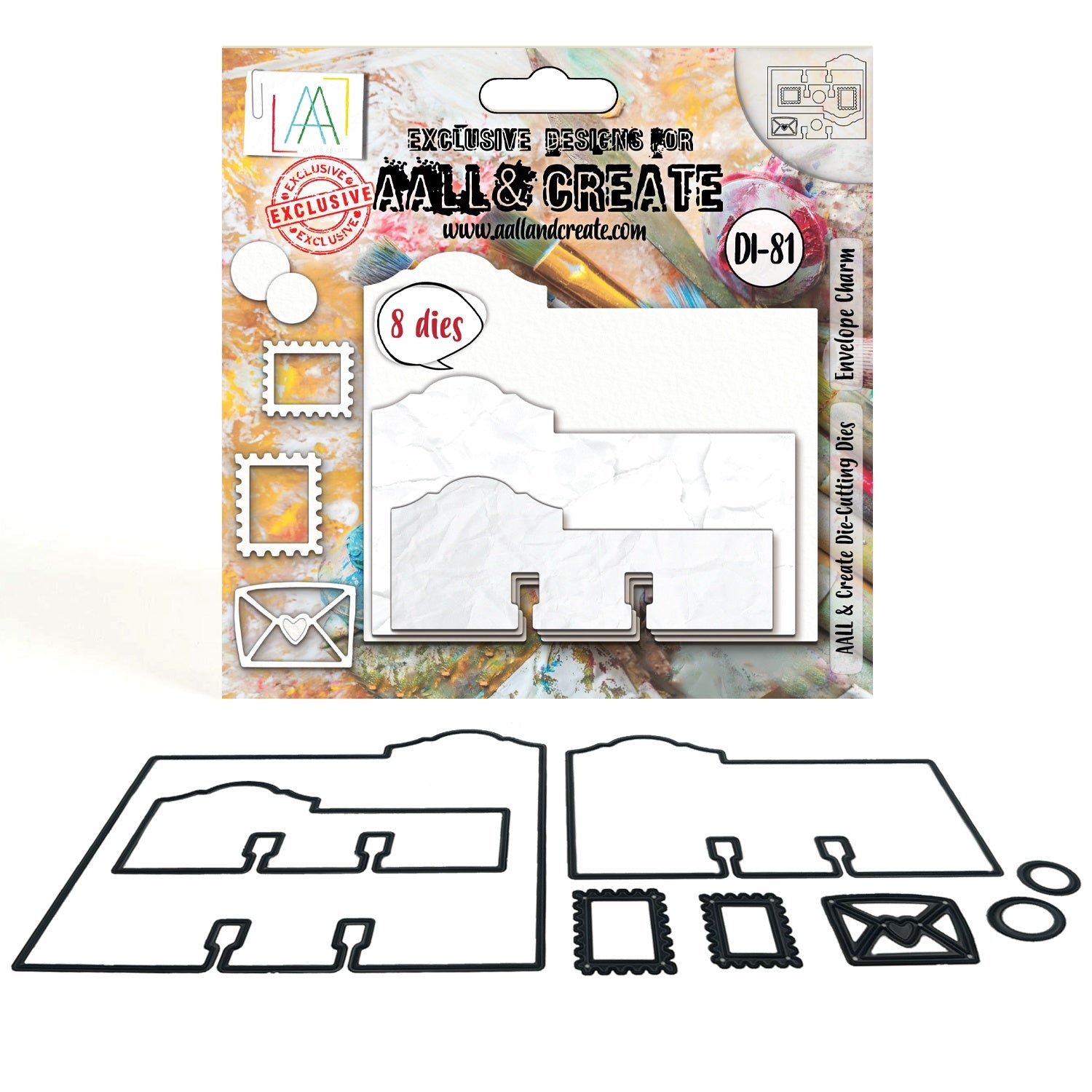 AALL And Create - Envelope Charm Die Set