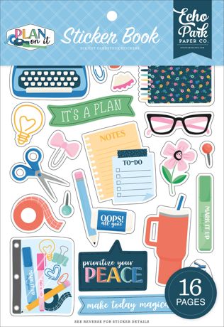 Echo Park - Plan On It - Sticker Book