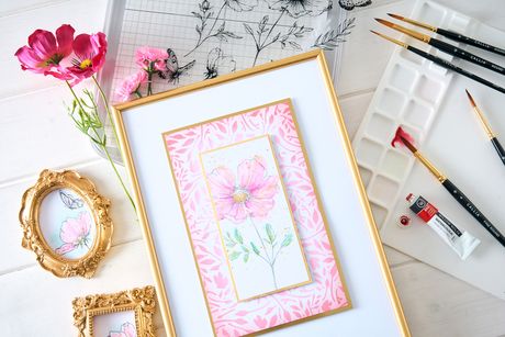 Sizzix - Wild Blooms Stamp Set by Willow Wolfe