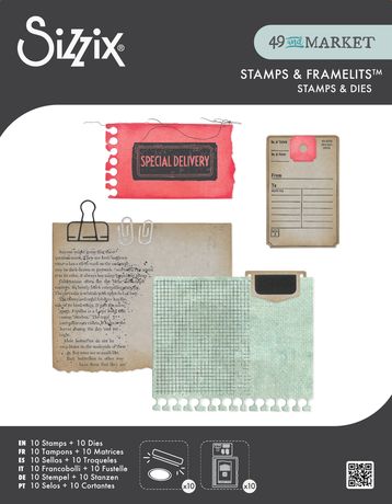 Sizzix - Creative Combos Stamp & Framelits by 49 and Market