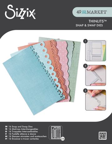 Sizzix - Snap & Swap Journal Die Set by 49 and Market