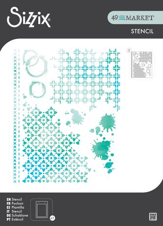 Sizzix - Artful Layers Stencil Set by 49 and Market