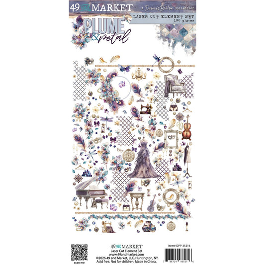 49 and Market - Plume & Petal - Element Laser Cut Set