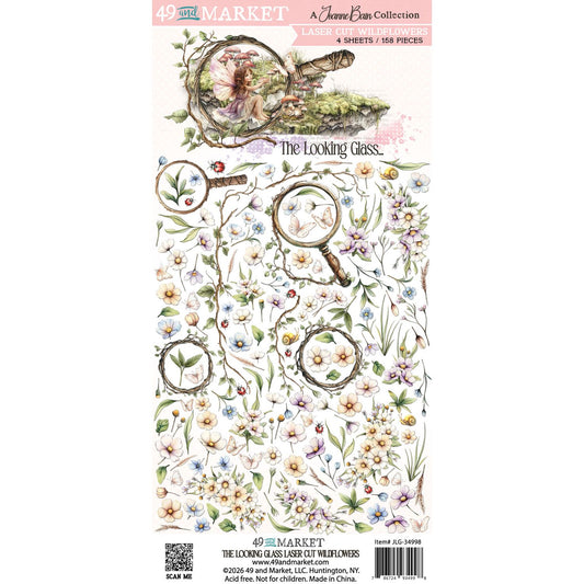 49 and Market - The Looking Glass - Laser Cut Wildflowers