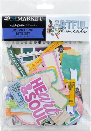 49 and Market - Artful Moments - Journaling Bits Set by Vicki Boutin