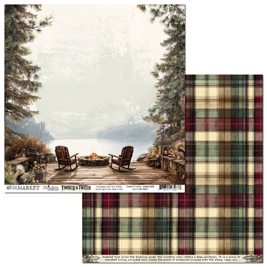 49 and Market - Timber & Tweed - Cardstock: Scenic View