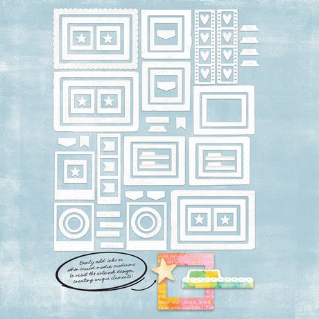 49 and Market - Irresistible Die-Cut - Frames by Vicki Boutin