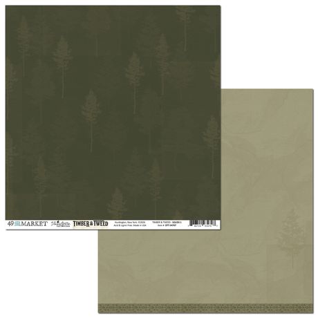 49 and Market - Timber & Tweed - Cardstock: Solid 1