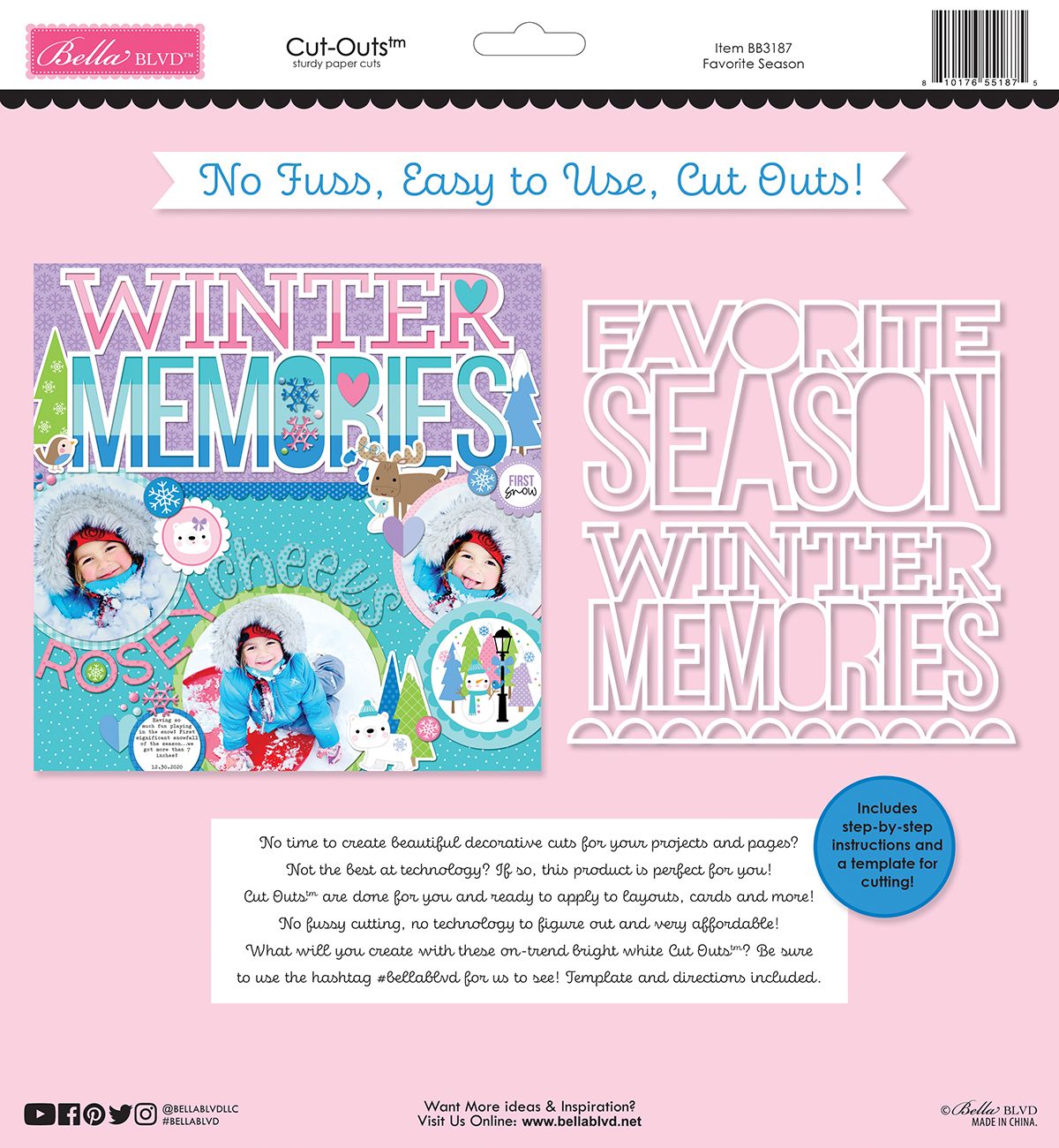 Bella Blvd - Snowflake Season - Favorite Season Cut-Outs