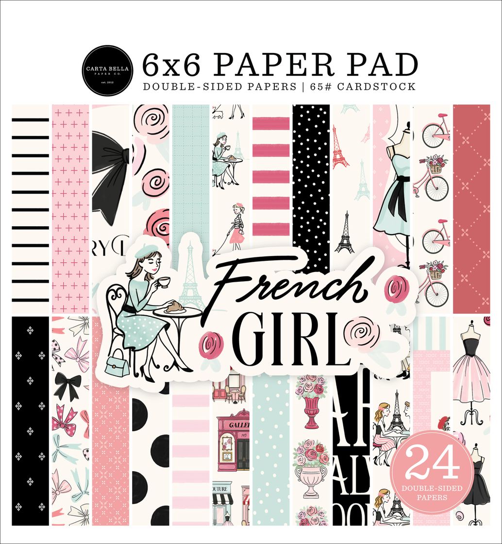 Carta Bella - French Girl - 6x6 Paper Pad