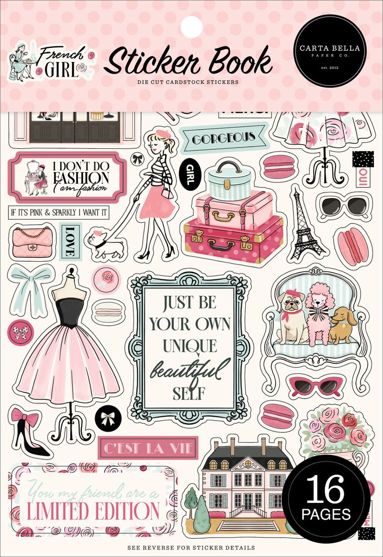 Carta Bella - French Girl - Sticker Book