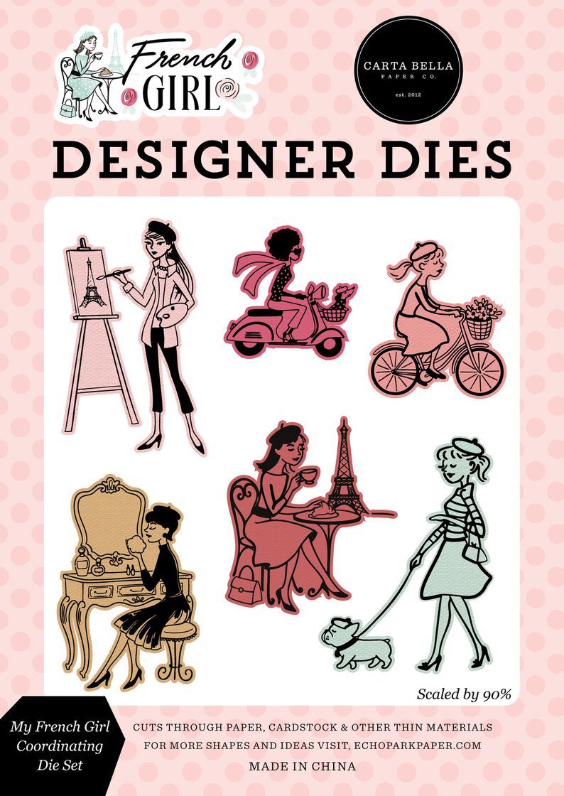 Carta Bella - French Girl - My French Girl Stamp & Die Bundle