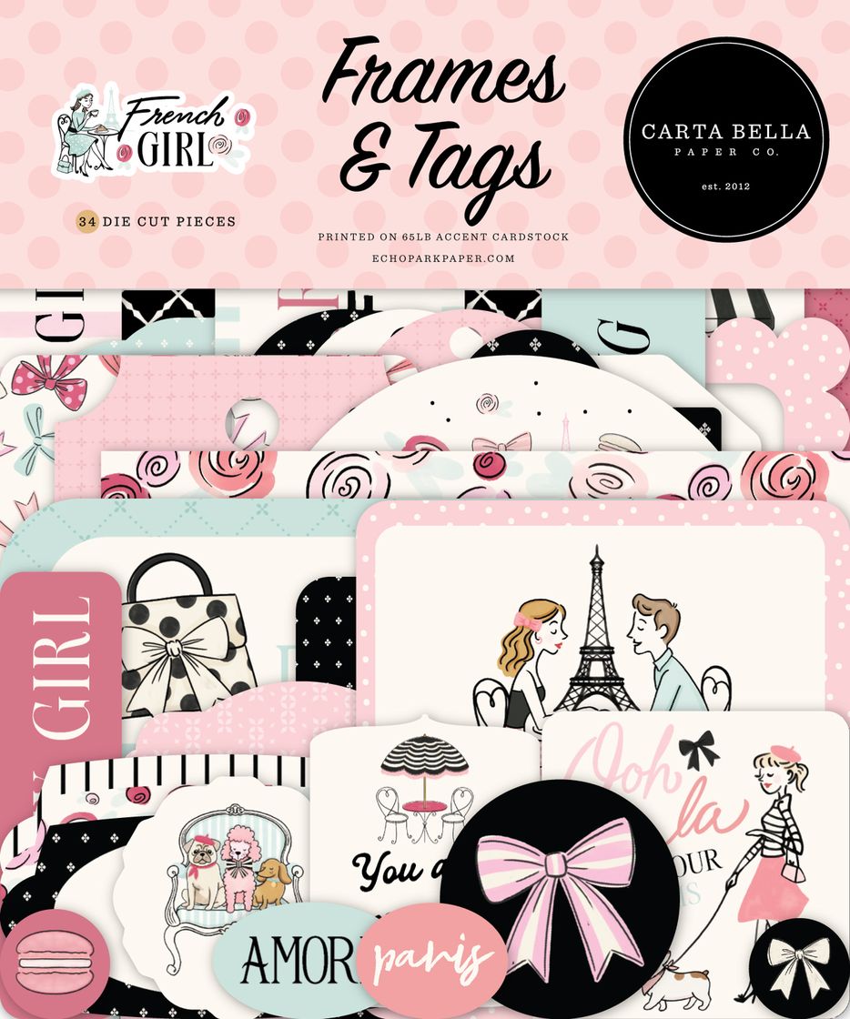 Carta Bella - French Girl - Ephemera