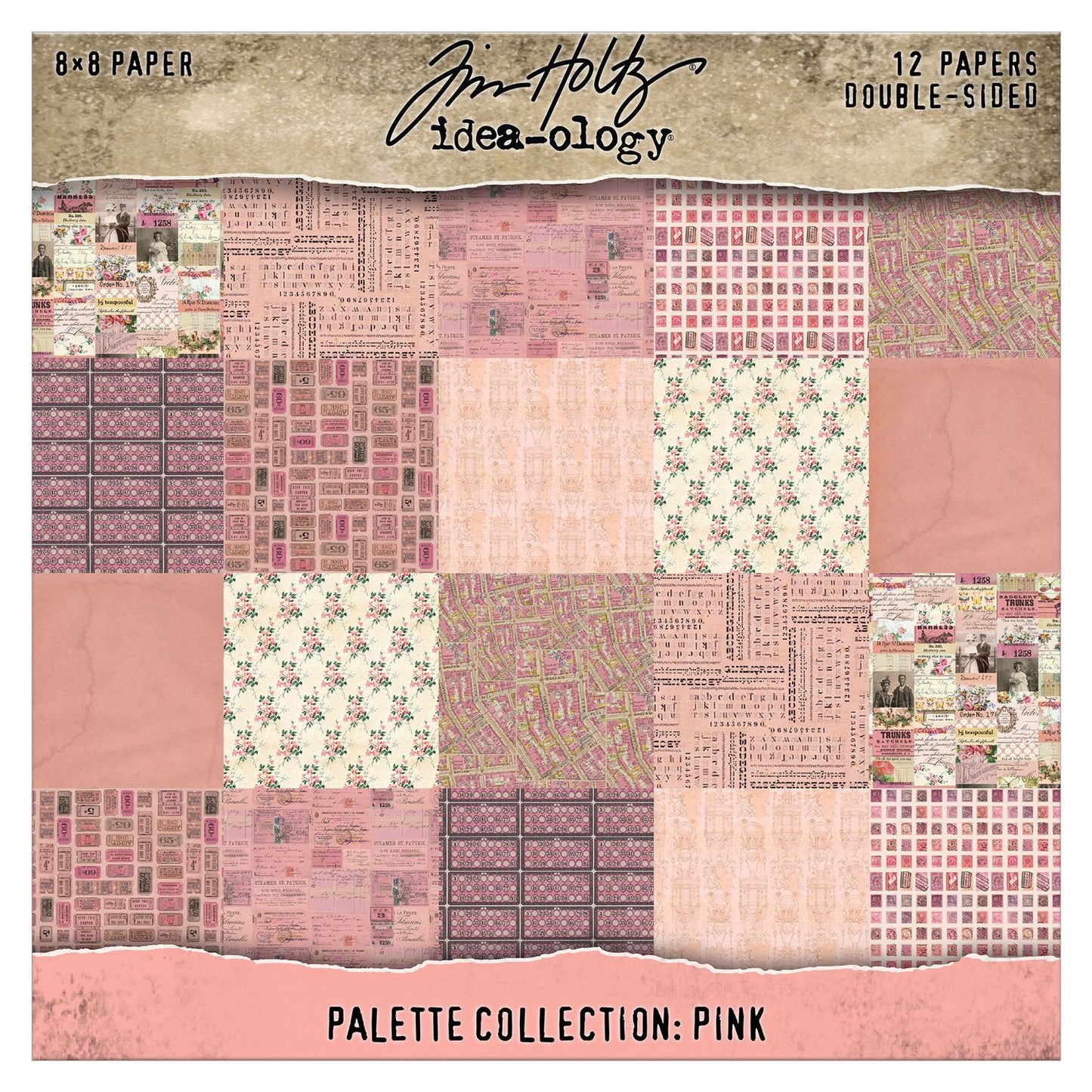 Idea-ology - Palette Collection: Pink - 8x8 Paper Pad