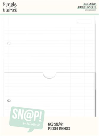 Simple Stories - 6x8 Snap Pocket Inserts