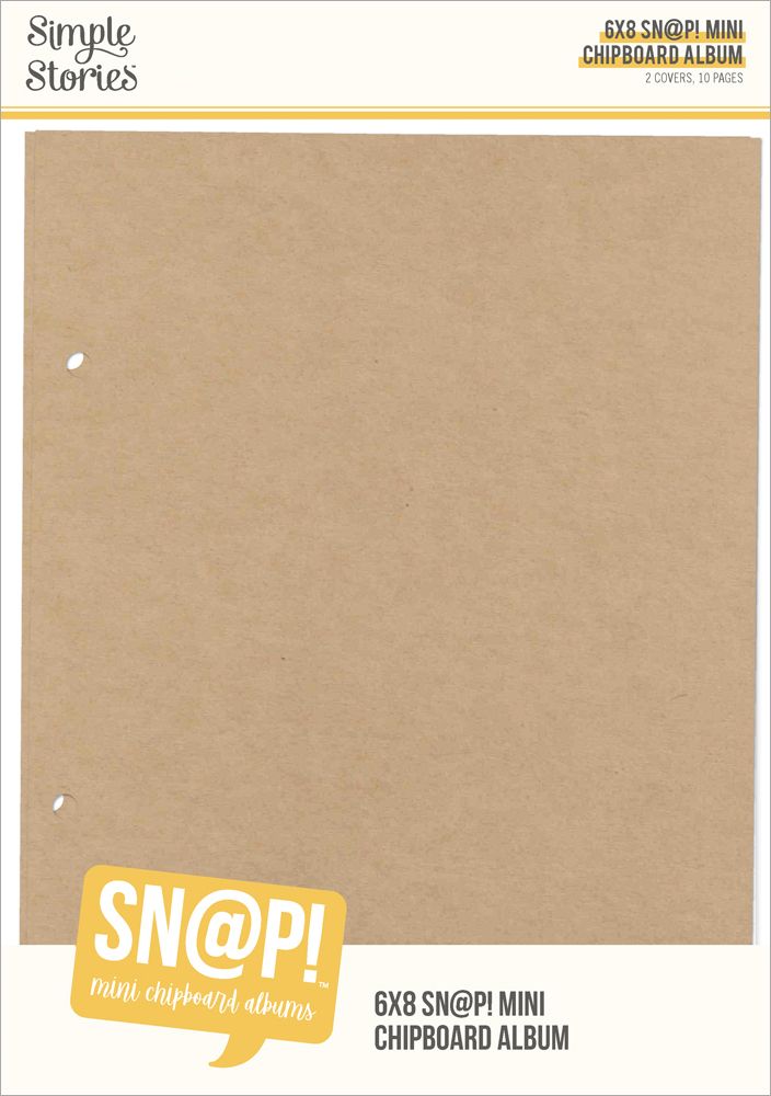 Simple Stories - Snap Mini Chipboard Album - 6x8