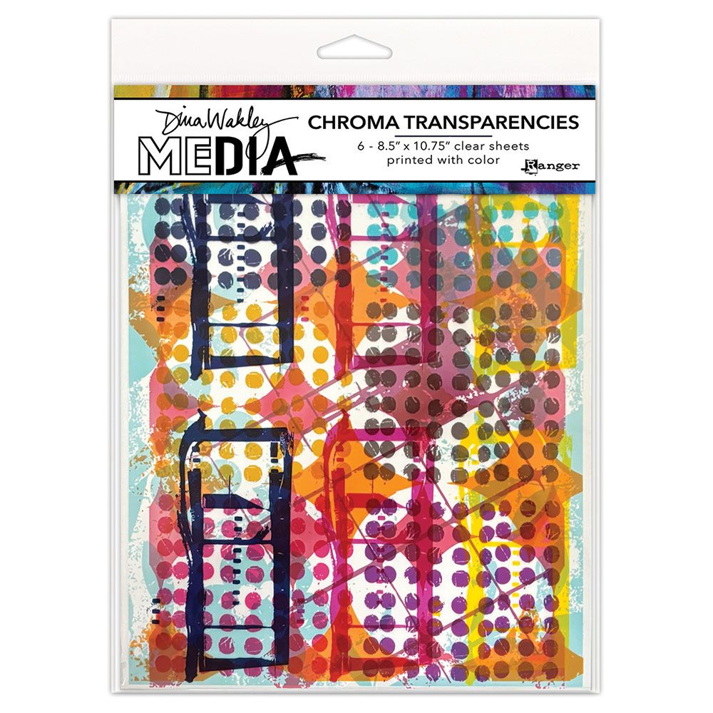 Dina Wakely - Media Chroma Transparencies - Grunge Specimens