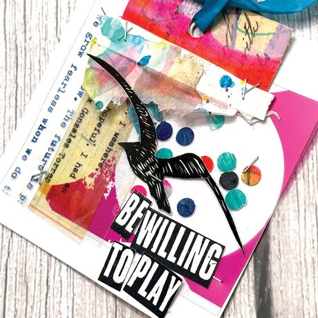 Dina Wakely - Media Chroma Transparencies - Typed Quotes