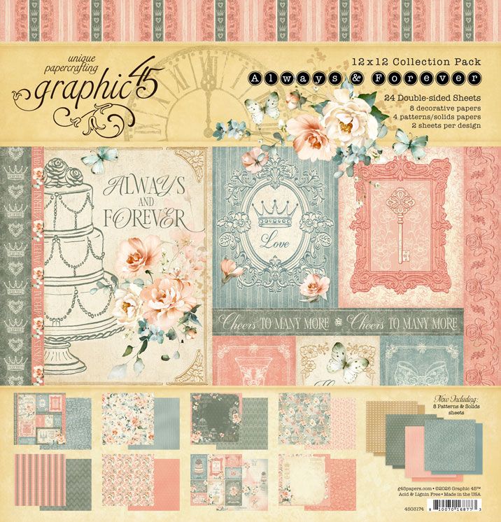 Graphic 45 - Always & Forever - 12x12 Collection Pack