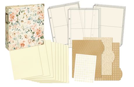 Graphic 45 - Vintage Rose Binder Album