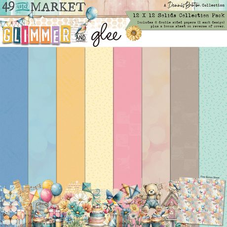 49 and Market - Glimmer and Glee - Solids Collection Pack