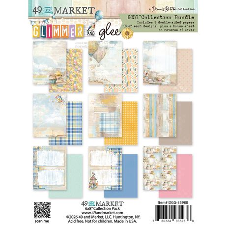 49 and Market - Glimmer and Glee - 6x8 Collection Bundle