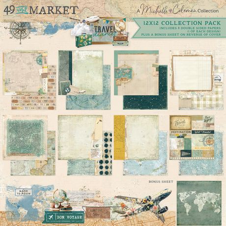 49 and Market - Travel Diaries - 12x12 Collection Pack