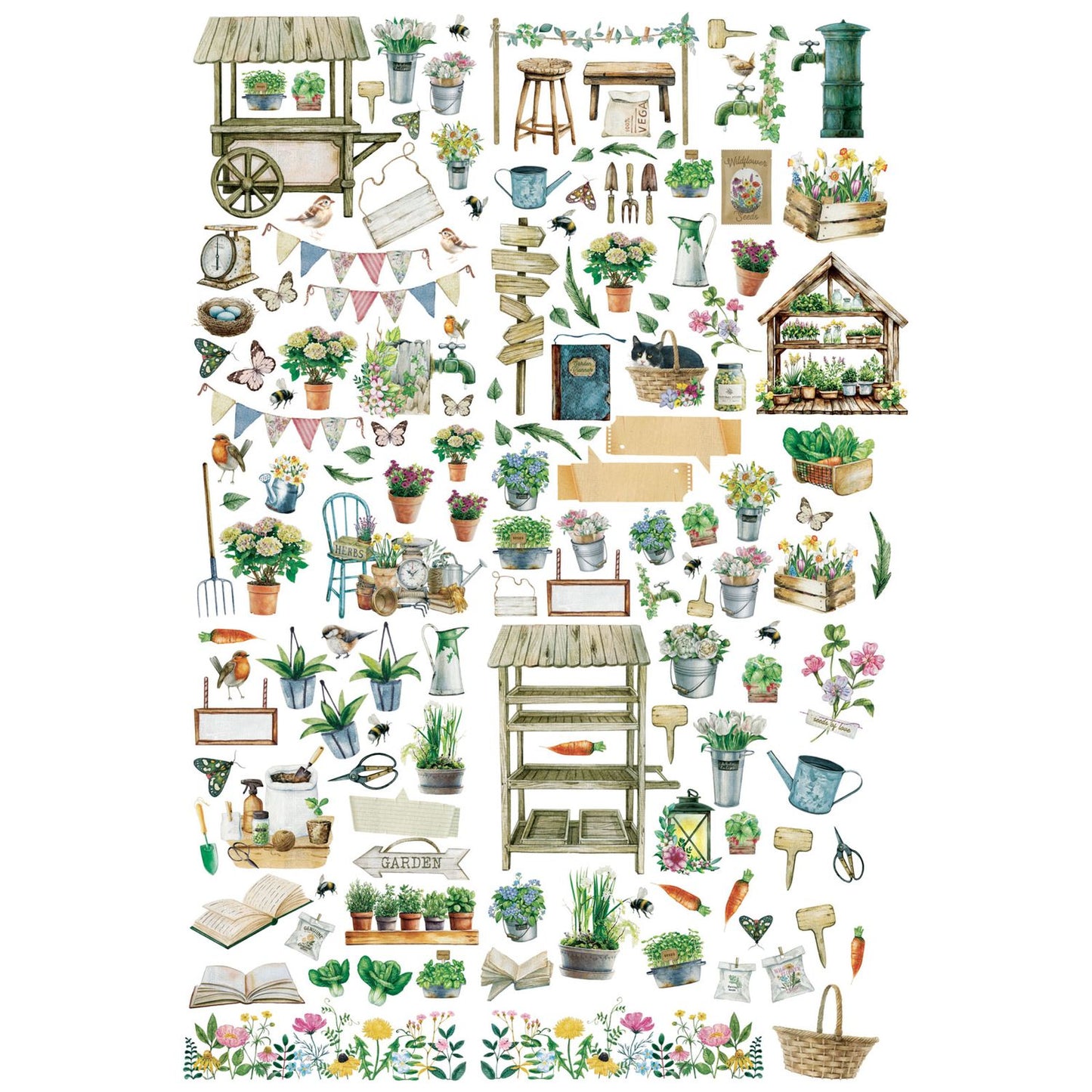 49 and Market - From the Garden - Laser Cut Elements