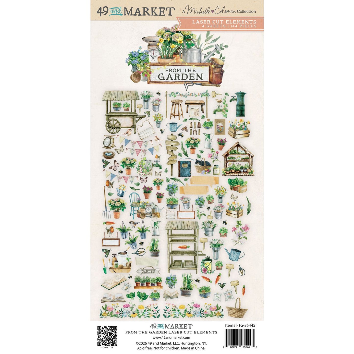 49 and Market - From the Garden - Laser Cut Elements