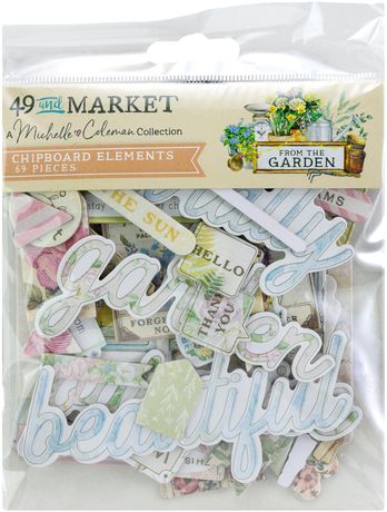 49 and Market - From the Garden - Chipboard Elements
