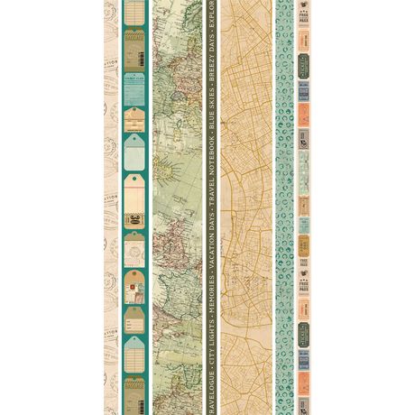 49 and Market - Travel Diaries - Washi Tape Sheets