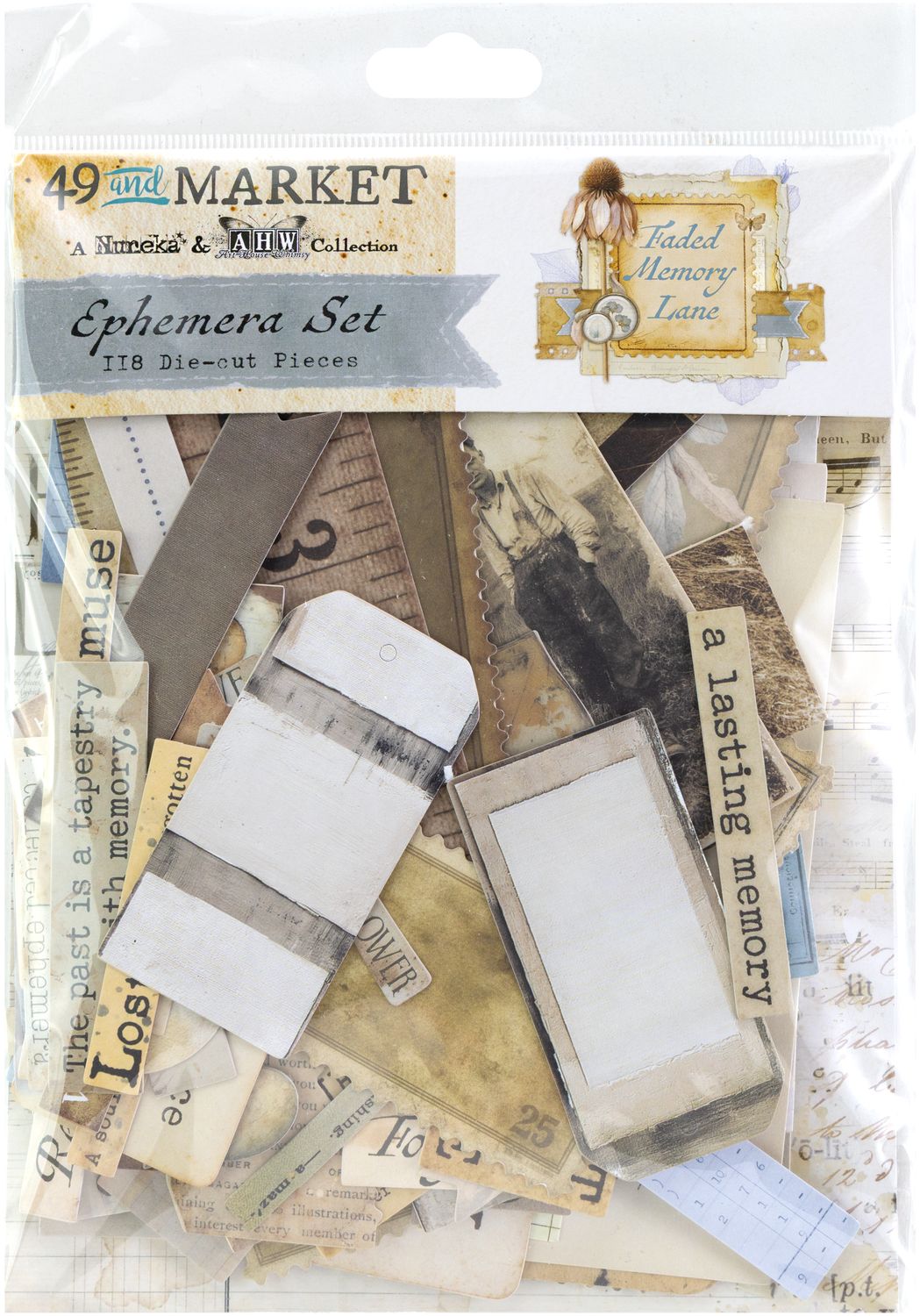 49 and Market - Faded Memory Lane - Ephemera Set