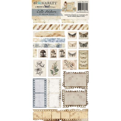 49 and Market - Faded Memory Lane - Cello Stickers