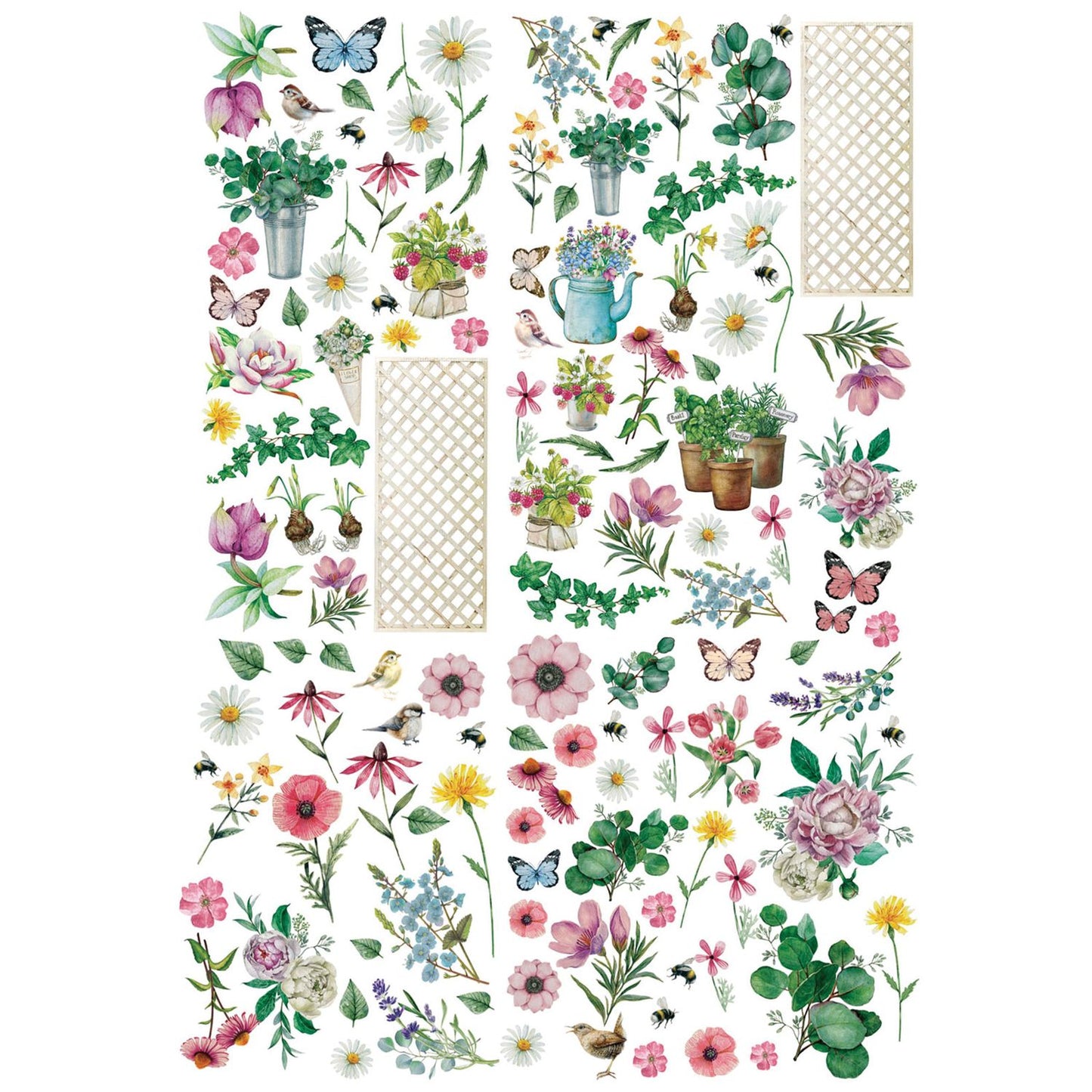 49 and Market - From the Garden - Laser Cut Wildflowers