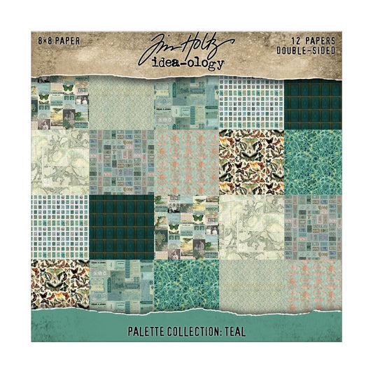 Idea-ology - Palette Collection: Teal - 8x8 Paper Pad