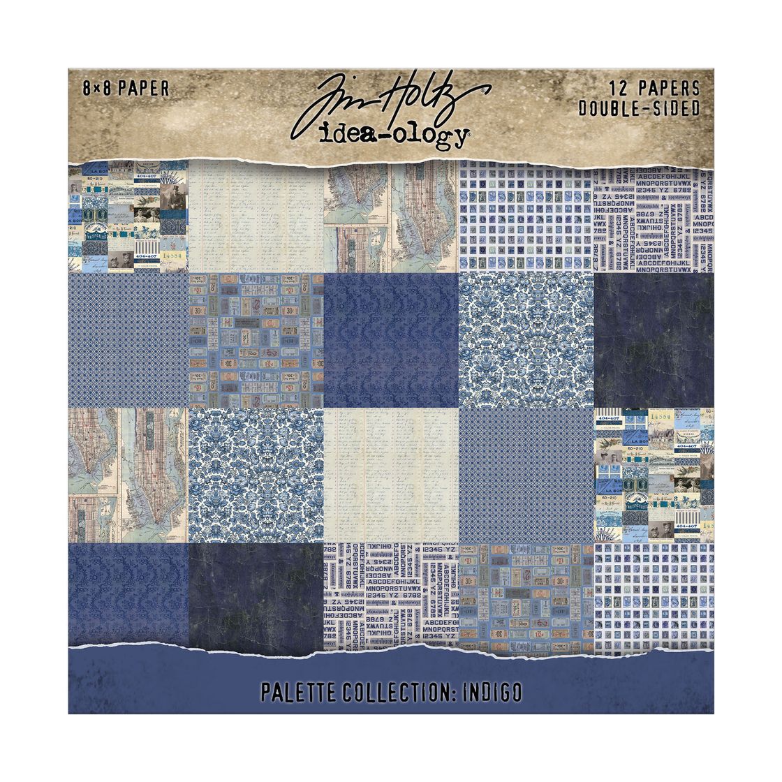 Idea-ology - Palette Collection: Indigo - 8x8 Paper Pad