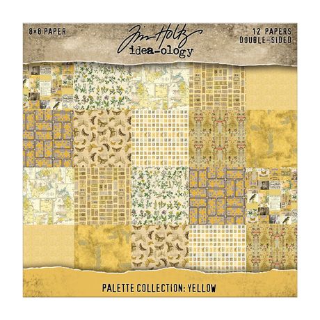 Idea-ology - Palette Collection: Yellow - 8x8 Paper Pad