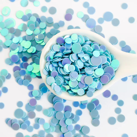 This Calls for Confetti - Iridescent Sequin Confetti - Baby Blue Iridescent