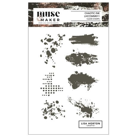 Lisa Horton - Muse & Maker - Chaotic Ink Stamp Set
