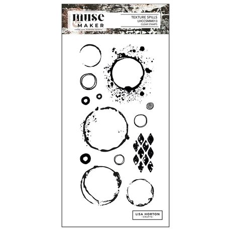 Lisa Horton - Muse & Maker - Texture Spills Stamp Set