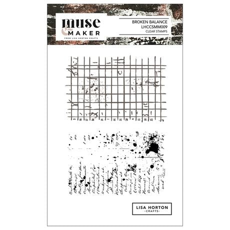 Lisa Horton - Muse & Maker - Broken Balance Stamp Set