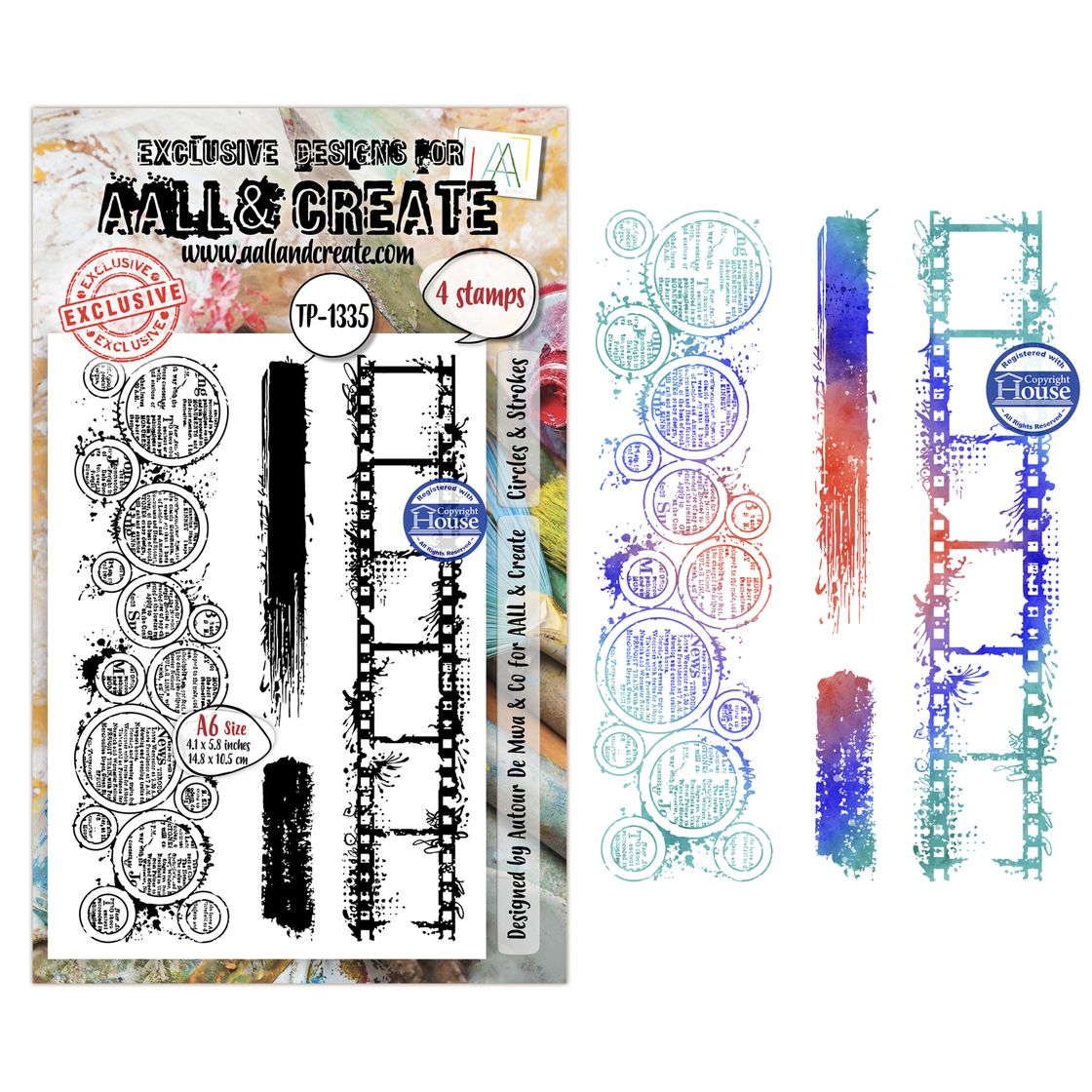 AALL & Create - Circles & Strokes Stamp Set