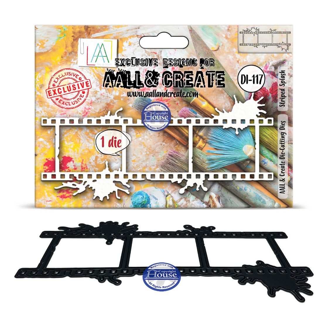 AALL & Create - Striped Splash Die