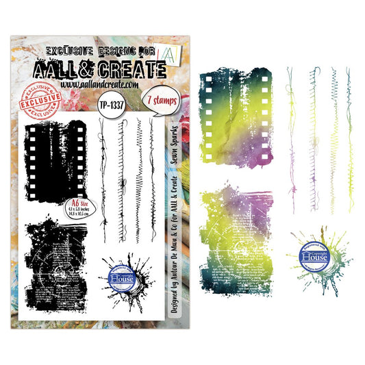 AALL & Create - Sewn Sparks Stamp Set