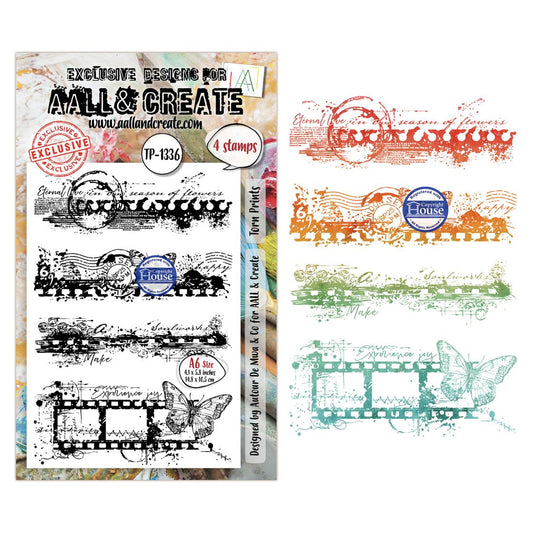 AALL & Create - Torn Prints Stamp Set