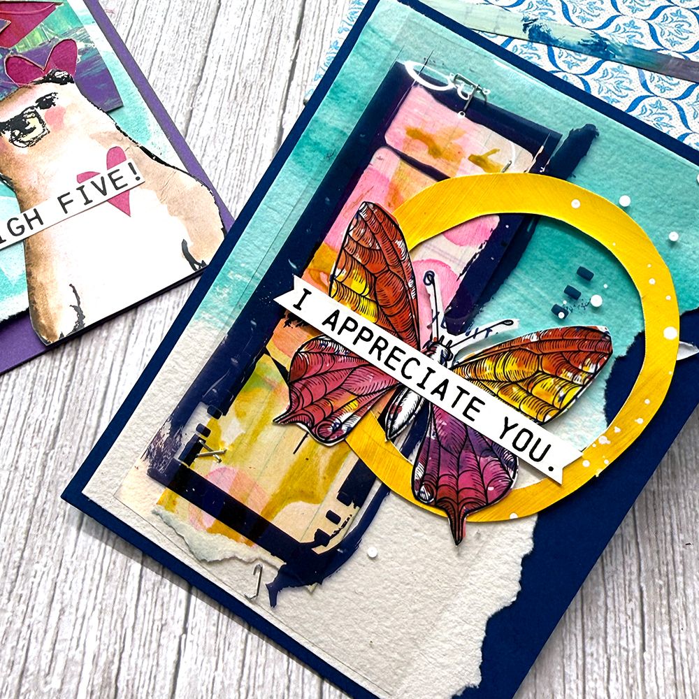 Dina Wakley - Media Rub-Ons - Flutters
