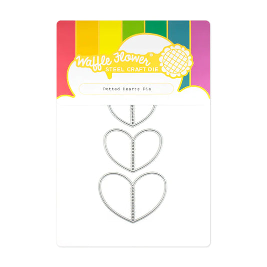 Waffle Flower - Dotted Hearts Die Set